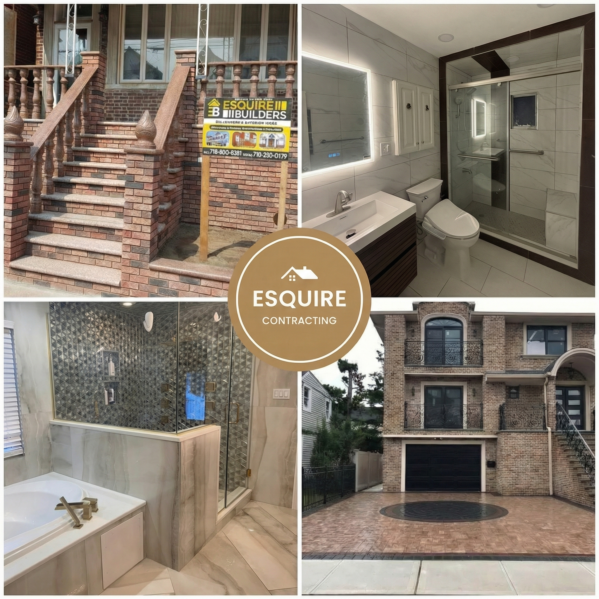 Esquire Contracting — Bathroom renovations, brickwork, driveways and more